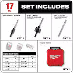 Milwaukee 49-22-4029, Hole Dozer General Purpose Bi-Metal Hole Saw Set (17-Piece)