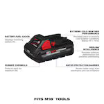 Milwaukee 48-11-1837, M18 HIGH OUTPUT CP3.0 BATTERY 2PK