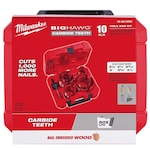Milwaukee 49-56-9290, 10 PC BIG HAWG with Carbide Teeth Kit