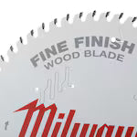 Milwaukee 48-40-1028, 10" 60T Fine Finish Circular Saw Blade