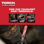 Milwaukee 48-00-5361, 6" 7TPI The TORCH with NITRUS CARBIDE for CAST IRON 3PK