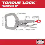 Milwaukee 48-22-3690, 10 pc Torque Lock Locking Pliers Set