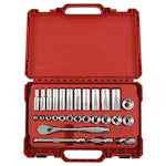 Milwaukee 48-22-9408, 3/8" Drive 28pc Ratchet & Socket Set- SAE