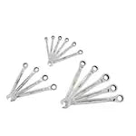 Milwaukee 48-22-9516, 15pc Ratcheting Combination Wrench Set - Metric