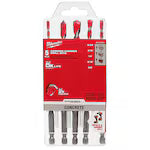 Milwaukee 48-20-9051, 5pc. SHOCKWAVE Carbide Hammer Drill Bit Kit