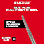 Milwaukee 48-62-6050, SDS-PLUS Sledge 10'' Bull Point Chisel