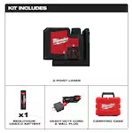 Milwaukee 3510-21, USB Rechargeable Green 3-Point Laser