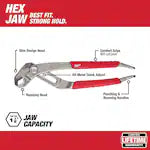 Milwaukee 48-22-6208, 8" V JAW PLIERS