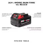Milwaukee 48-11-1842C, M18 4.0 Battery 2 Pack