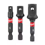 Milwaukee 48-32-5033, SHOCKWAVE 3PC Impact Socket Adapter Set