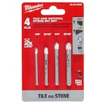 Milwaukee 48-20-8998, 4 pc Tile and Natural Stone Bit