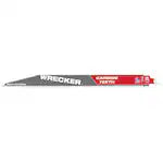 Milwaukee 48-00-5243, 12" 6 TPI THE WRECKER with Carbide Teeth SAWZALL Blade (1/pkg)