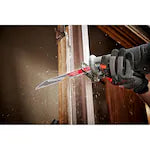 Milwaukee 48-00-5542, 12" 6 TPI THE WRECKER with Carbide Teeth SAWZALL Blade (5/pkg)