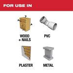 Milwaukee 48-00-5543, 12" 6 TPI THE WRECKER with Carbide Teeth SAWZALL Blade (5/pkg)