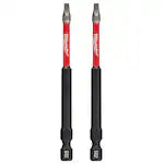 Milwaukee 48-32-4672, 3-1/2" SQ2 SHOCKWAVE Impact Duty Bit - 2 Pack