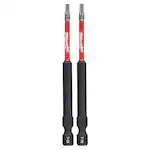 Milwaukee 48-32-4676, 3-1/2" Torx T10 SHOCKWAVE Impact Duty Bit - 2 Pack