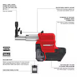 Milwaukee 49-90-2344, M18 FUEL HAMMERVAC Accessory Dust Box, Filter, and Lid