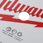 Milwaukee 48-40-0826, 8-1/2" 60T Fine Finish Circular Saw Blade