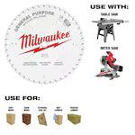 Milwaukee 48-40-1220, 12" 44T General Purpose Circular Saw Blade