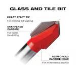 Milwaukee 48-20-8984, 3/8" Glass and Tile Bit