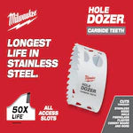 Milwaukee 49-56-0748, 5" HOLE DOZER with Carbide Teeth