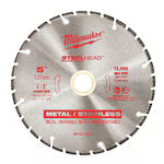 Milwaukee 49-93-7810, 5" STEEL CUTTING DIAM BLADE