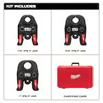 Milwaukee 49-16-2696, 1/2"-1" IPS-P Press Jaw Kit For M18™ FORCELOGIC™ Press Tools
