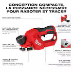 Milwaukee 2524-20, M12 BRUSHLESS 2" PLANER