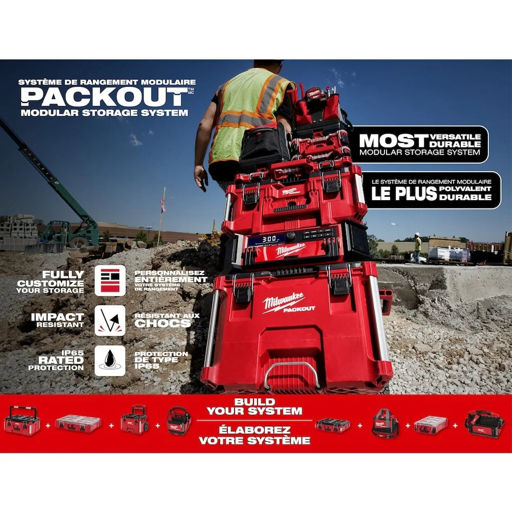 Milwaukee 48-32-5156, SHOCKWAVE Impact Duty Driver Bit PACKOUT Set (100-Piece)