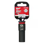 Milwaukee 49-66-6155, SHOCKWAVE Impact Duty™ 3/8" Drive 13mm Standard 6 Point Socket