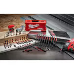 Milwaukee 48-32-4617, Shockwave 1" Metric Hex Impact Bit Set 8pc