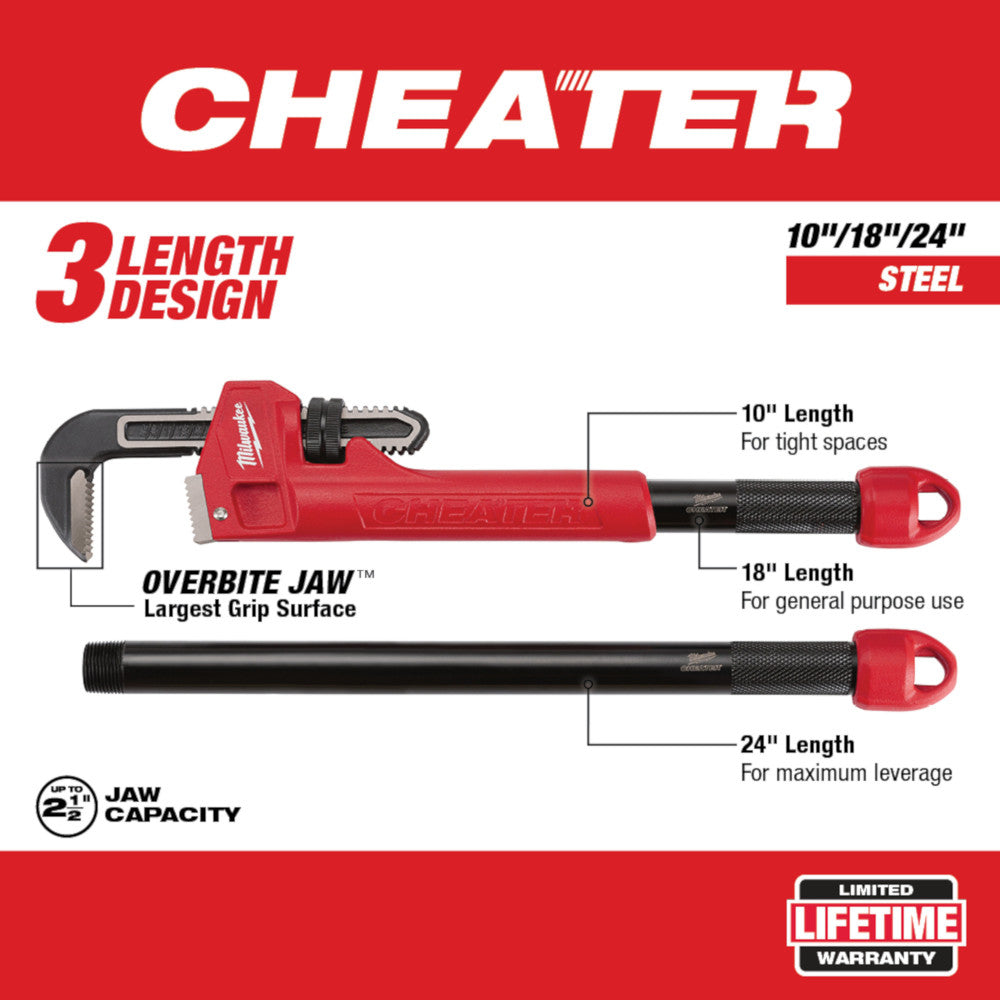 Milwaukee 48-22-7314, Cheater Pipe Wrench