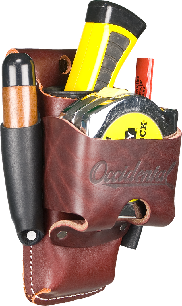 Occidental Leather 5522, Belt Worn 4 in 1 Tool/Tape Holder