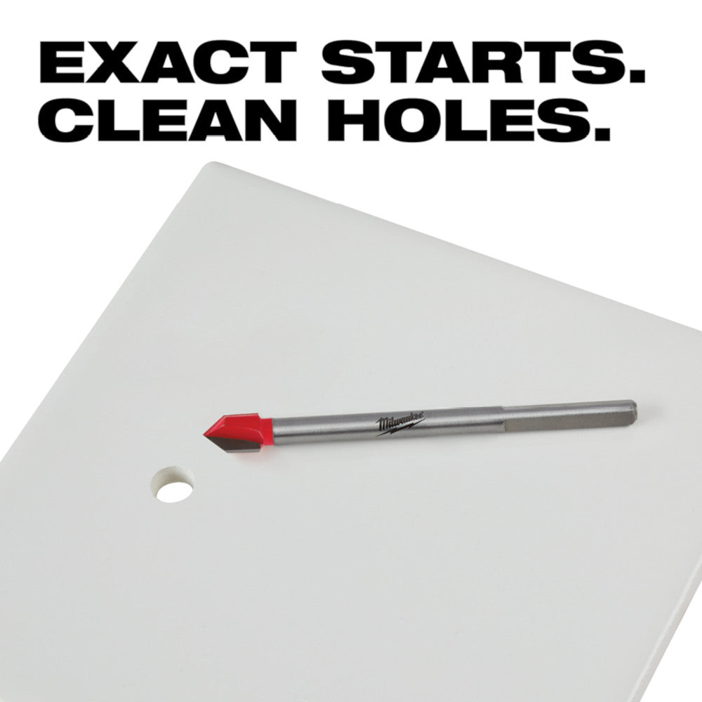 Milwaukee 48-20-8982, 1/4" Glass and Tile Bit