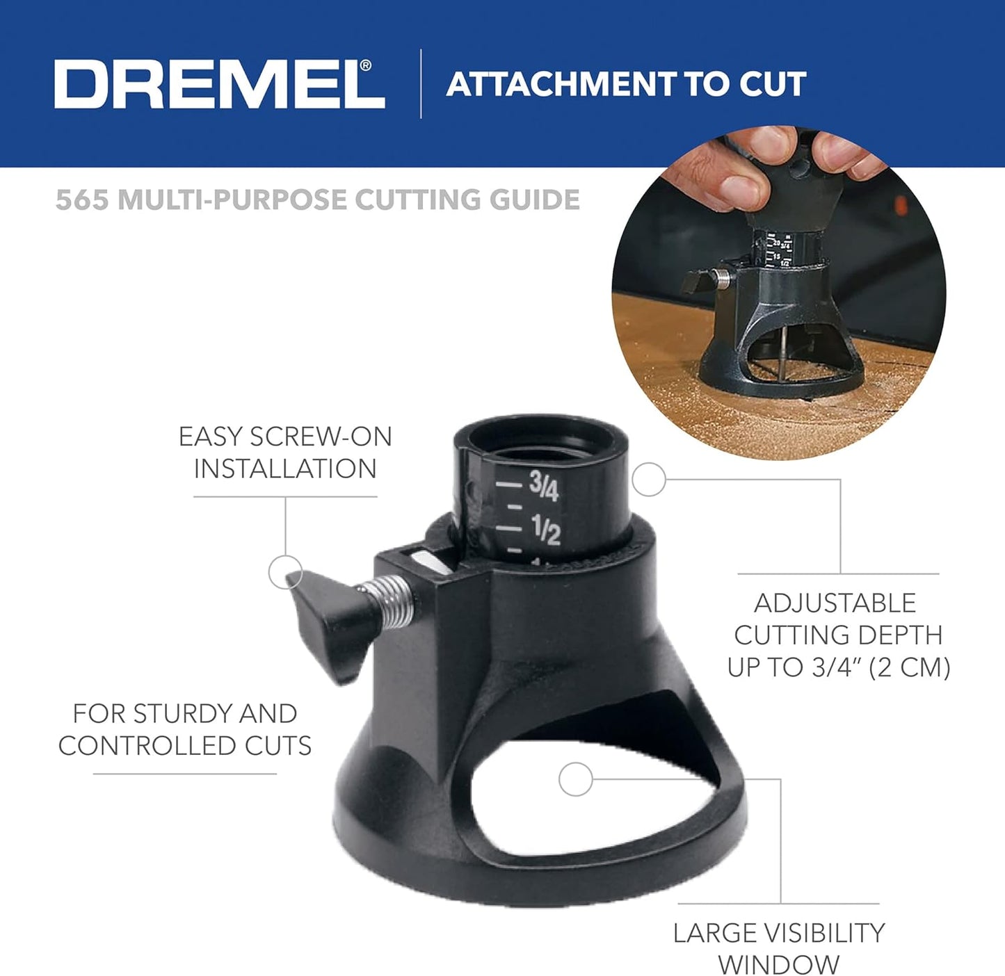 DREMEL 4300-5/40, High Performance Rotary Tool Kit with LED Light (5 Attachments, 40 Accessories)