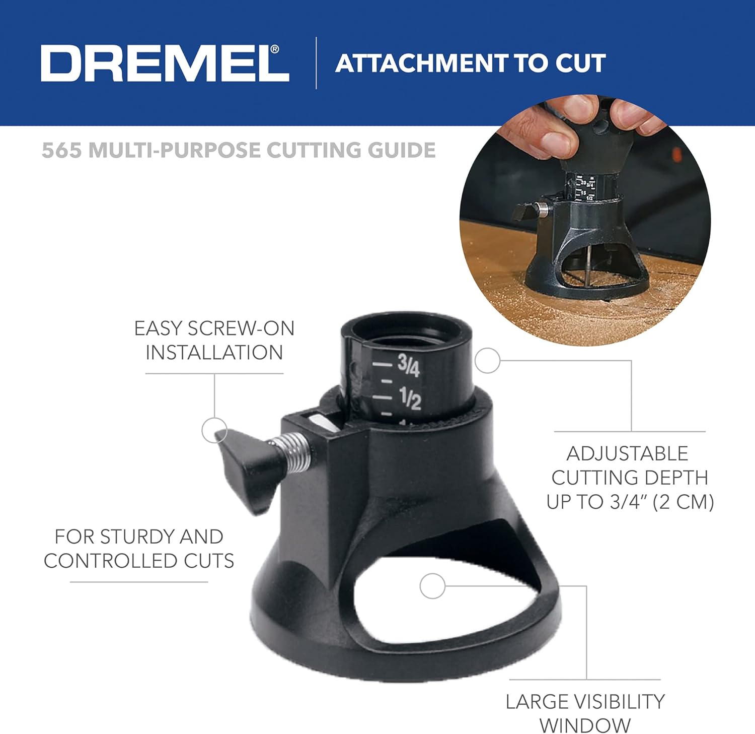 DREMEL 4300-5/40, High Performance Rotary Tool Kit with LED Light (5 Attachments, 40 Accessories)
