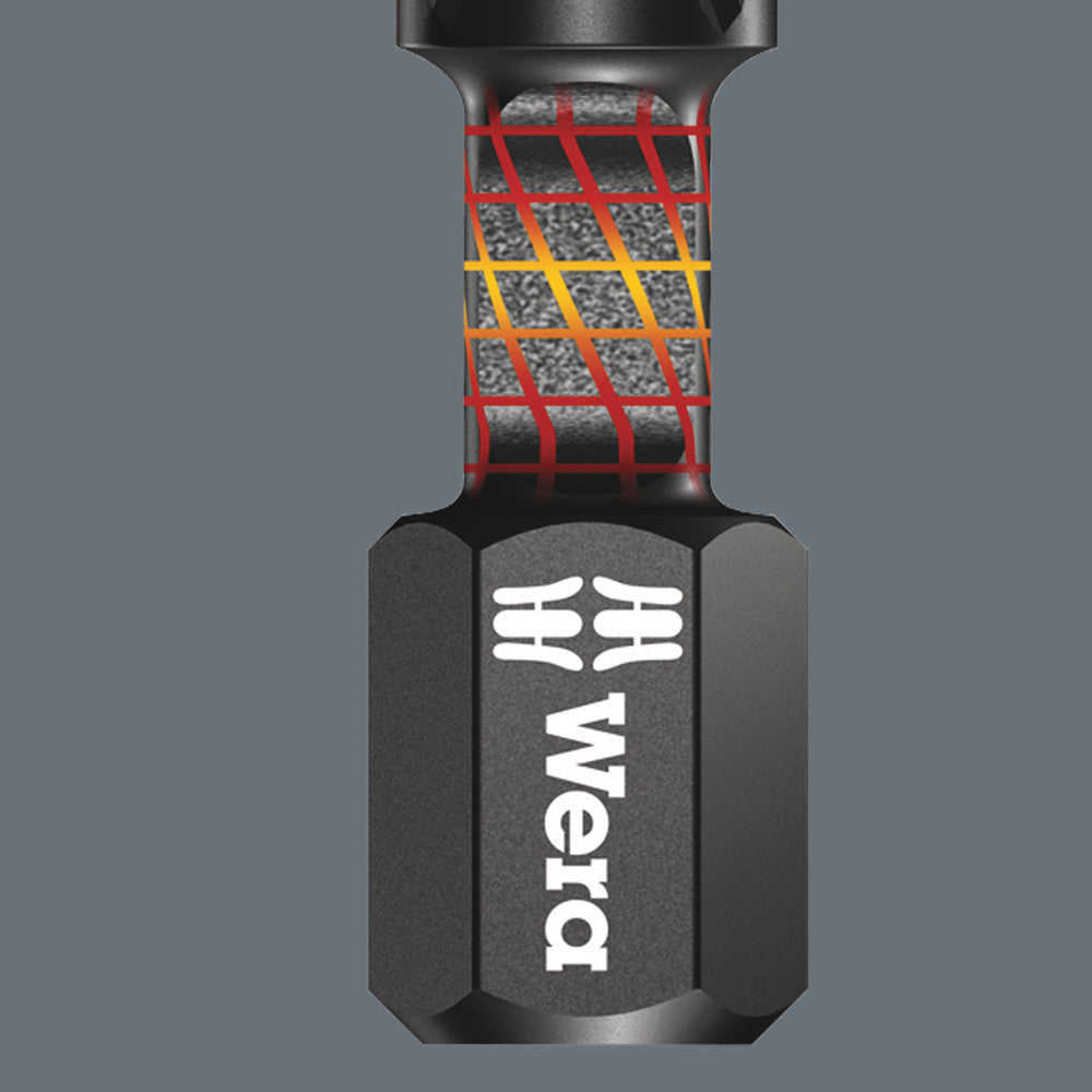 Wera 05073972001, 868/4 IMP DC SB IMPAKTOR SQUARE-PLUS BITS, # 3 X 50 MM