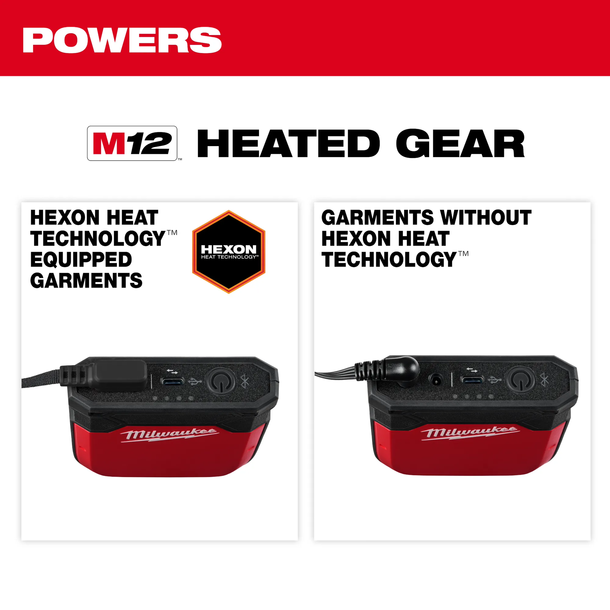 Milwaukee 48-11-2330, Heated Gear Power Source w/ App Control