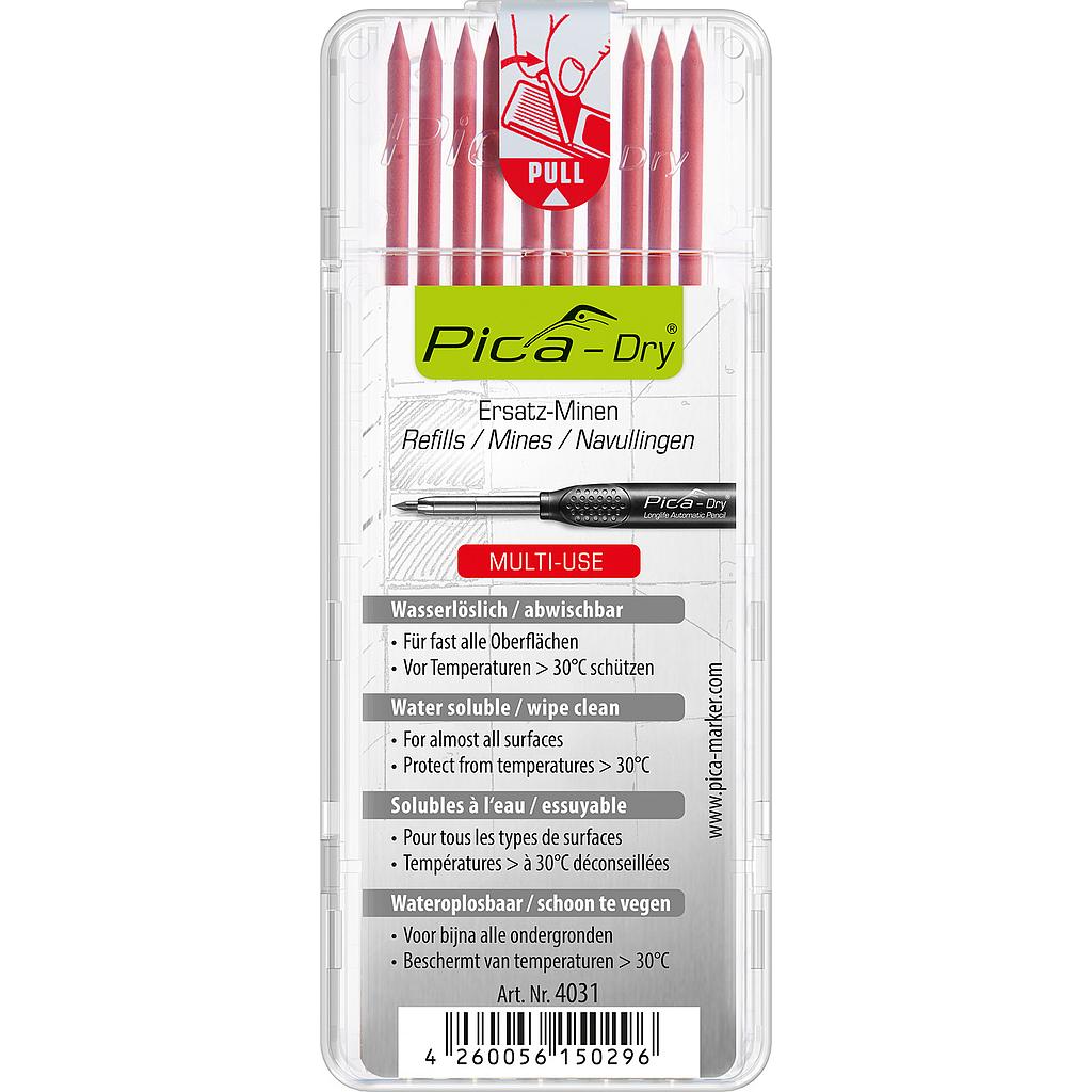 Pica 4031, Pica DRY Refill-Set red (10)