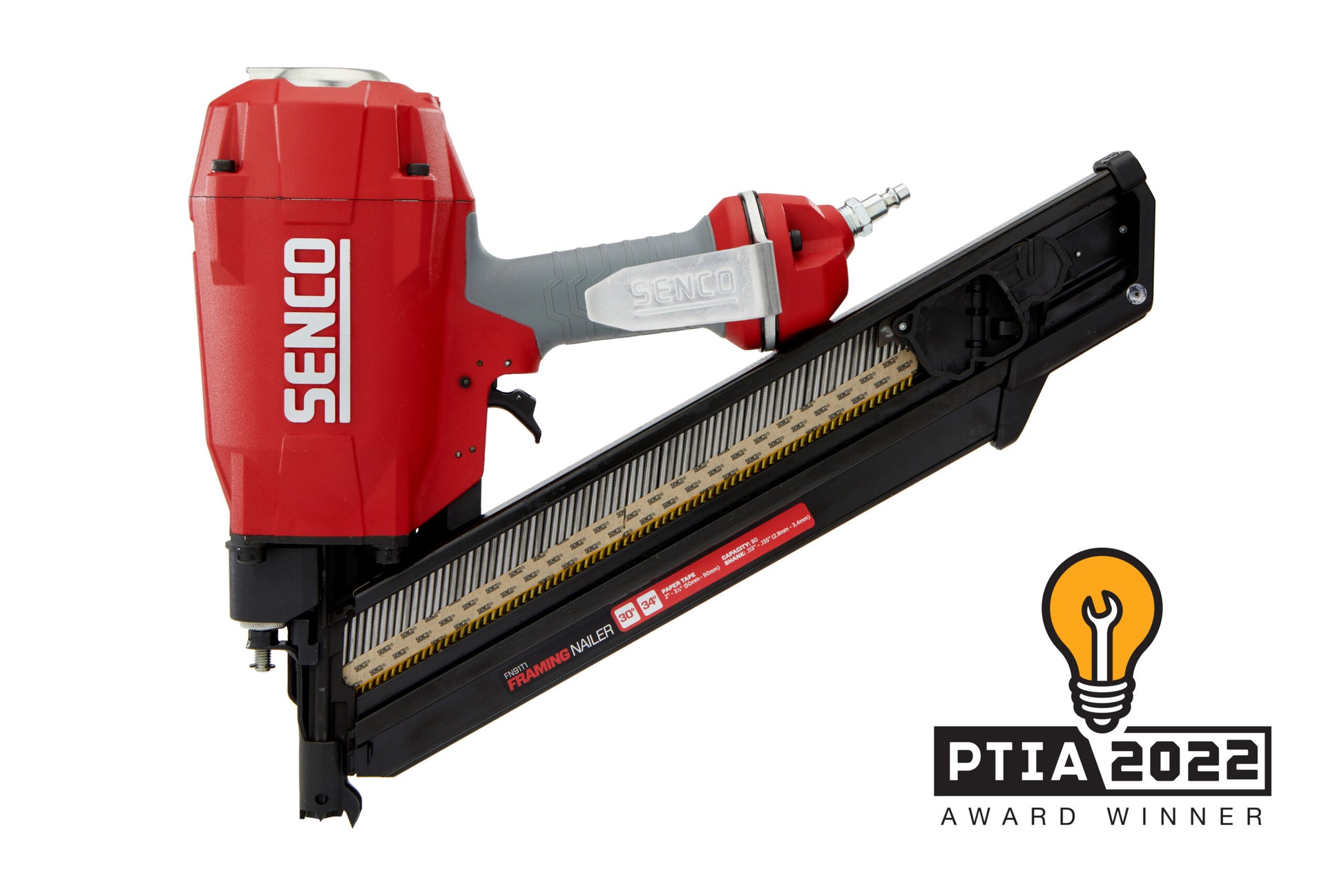 Senco FN91T1, 34 Degree 3-1/2" Paper Tape Strip Framing Nailer