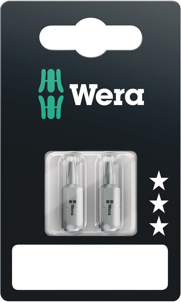 Wera 05135005001, 851/1 RZ SB BITS, PH 2 X 25 MM, 2 PIECES