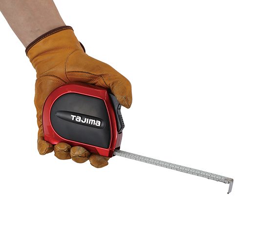 Tajima SS-25/7.5MBW, SIGMA STOP™, Standard & metric scale 25ft / 7.5m x 1 in strong tape & hook