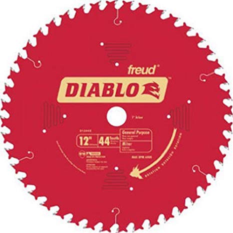 Diablo D1244X, 12" X 44T General Purpose Blade