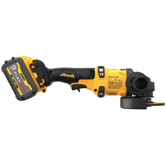 DEWALT DCG418X1, 60V MAX FLEXVOLT 4-1/2'' - 6'' Small Angle Grinder Kit (No Lock On)(9.0AH)