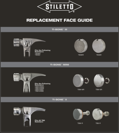 Stiletto TBM14RMC, 14oz All Titanium Milled Face Hammer w/Curved Handle (Discontinued)