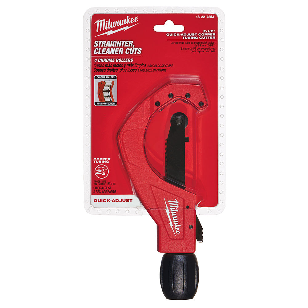 Milwaukee 48-22-4254, 3-1/2" Quick Adjust Tubing Cutter