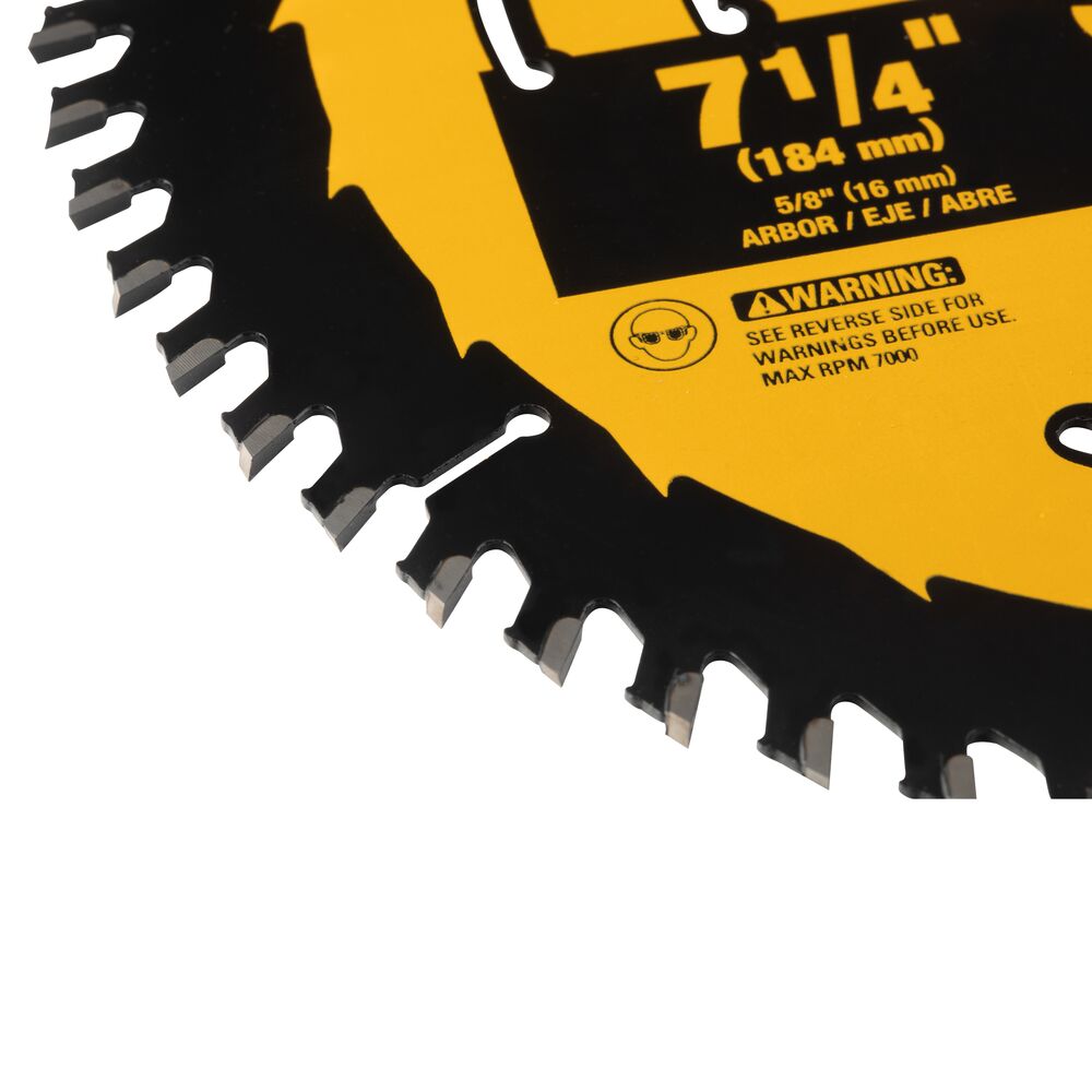 DEWALT DWA171460, 7-1/4'' 60 Teeth Circular Saw Blade