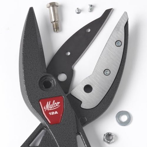 Malco MC12A, Andy Classic Aluminum Handled Snips Combination Cut 12"