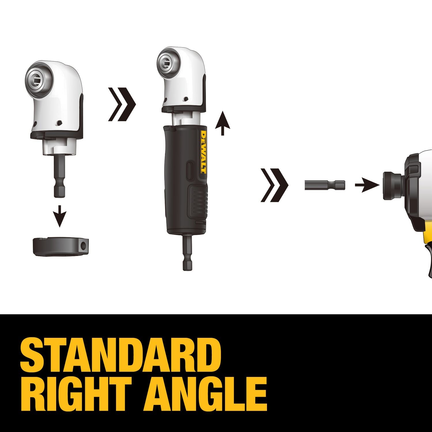 DEWALT DWAMRASETFT, FLEXTORQ 4-IN-1 Modular Right-Angle System