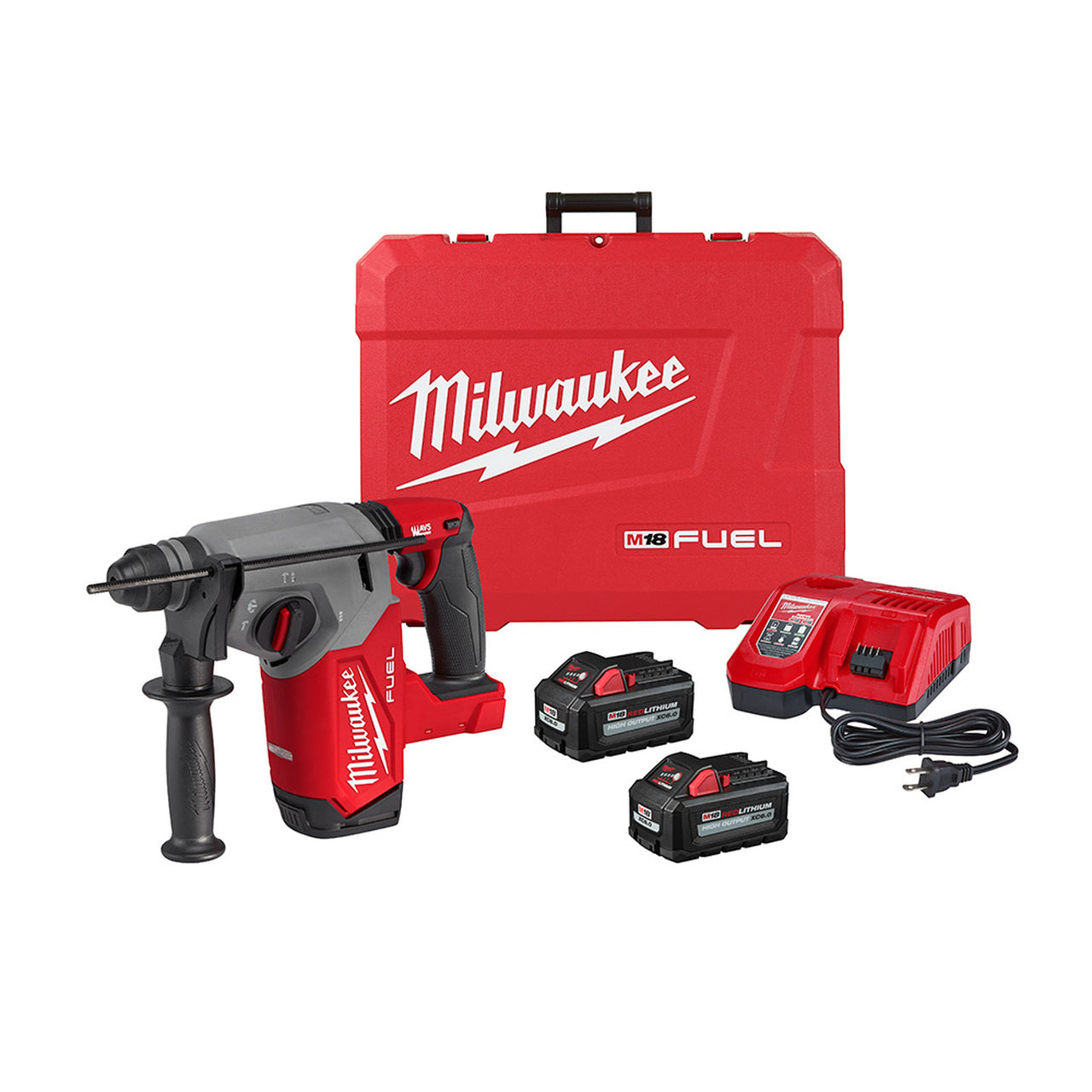 Milwaukee 2912-22, M18 FUEL Brushless 1" SDS Plus Rotary Hammer Kit